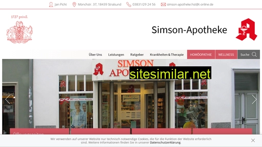 simson-apotheke.de alternative sites