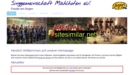 singgemeinschaft-muehlhofen.de alternative sites