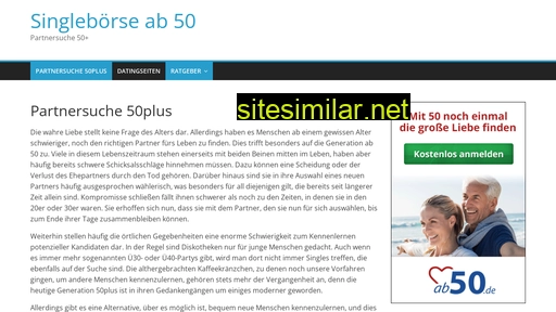singleboerse-ab50.de alternative sites