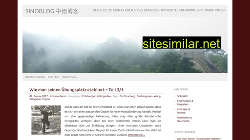 Sinoblog similar sites