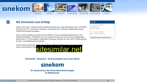 sinekom.de alternative sites