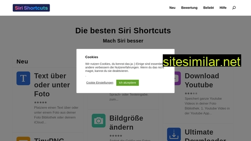 siri-shortcuts.de alternative sites