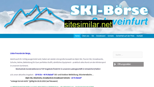 skiboerse-schweinfurt.de alternative sites