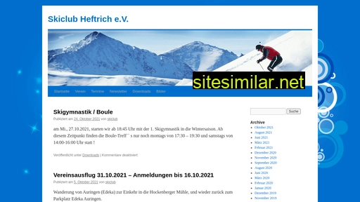 Skiclub-heftrich similar sites