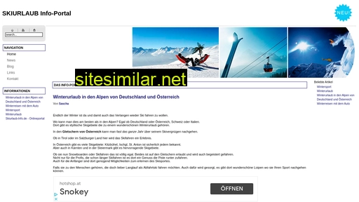 Skiurlaub-info similar sites