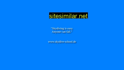 Skydive-school similar sites