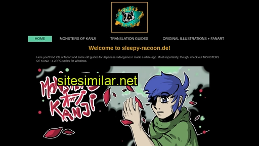sleepy-racoon.de alternative sites