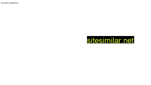 slovenska-republika.de alternative sites