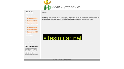 sma-symposium.de alternative sites