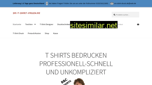 Sm-t-shirt-druck similar sites