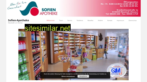 sofien-apotheke.de alternative sites