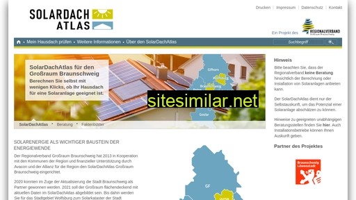 Solardach-regionalverband similar sites