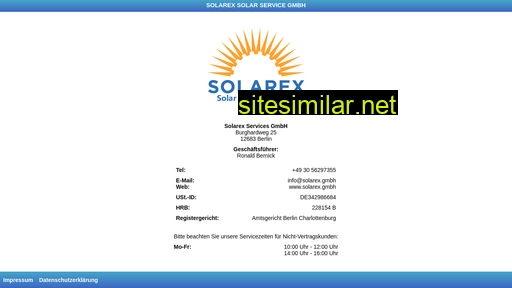 solarex-germany.de alternative sites