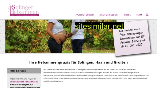 solingerhebammen.de alternative sites