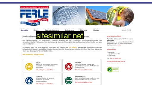 solartechnik-ferle.de alternative sites