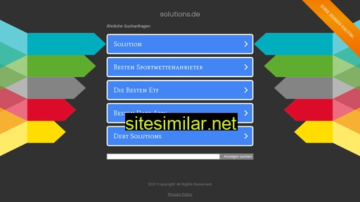 solutions.de alternative sites