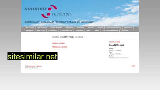 sommer-research.de alternative sites