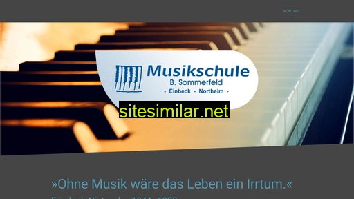 sommerfeld-musikschule.de alternative sites