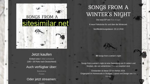 Songsfromawintersnight similar sites