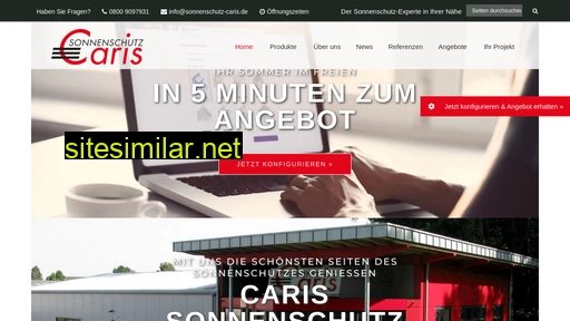 sonnenschutz-caris.de alternative sites