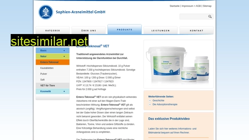 sophien-arzneimittel.de alternative sites