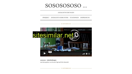 sososososo.de alternative sites