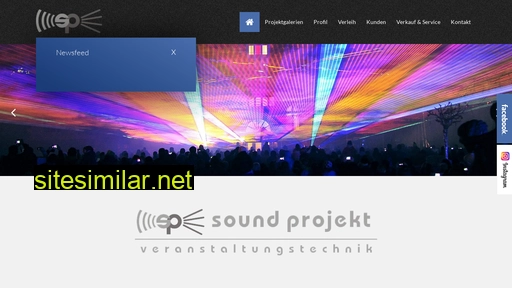 Soundprojekt similar sites