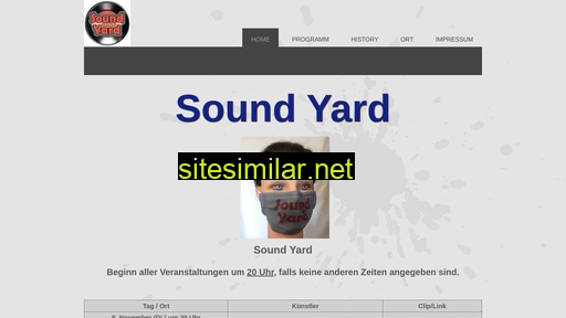 soundyard.de alternative sites