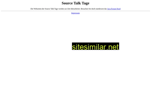 sourcetalk.de alternative sites