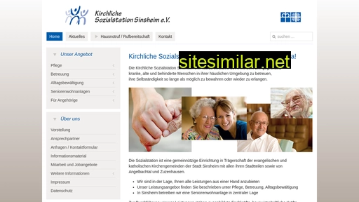 sozialstation-sinsheim.de alternative sites