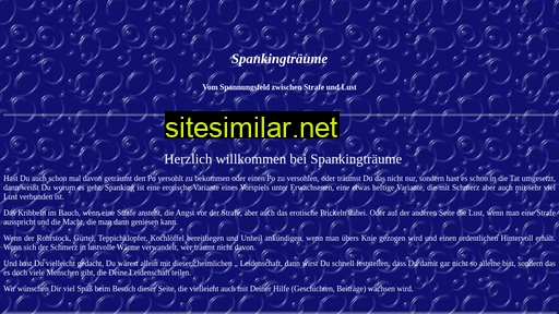 spankingtraeume.de alternative sites
