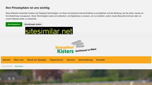 spargelhof-kisters.de alternative sites