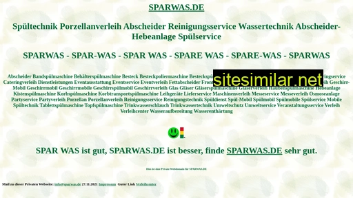 sparwas.de alternative sites