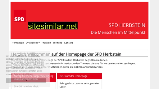 spd-herbstein.de alternative sites