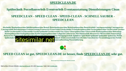 speedclean.de alternative sites