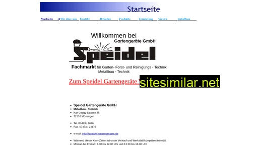 speidel-metall-technik.de alternative sites