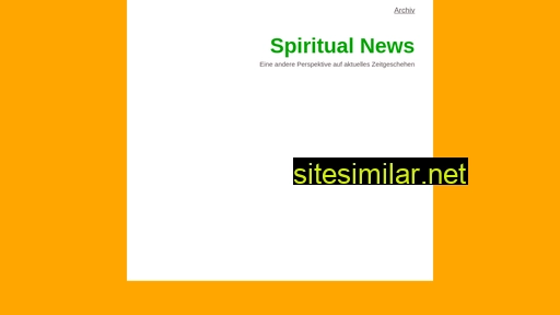 spiritualnews.de alternative sites