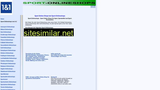 sport-onlineshops.de alternative sites