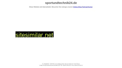 sportundtechnik24.de alternative sites
