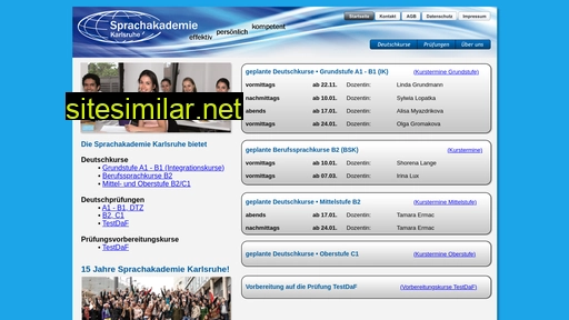 Sprachakademie-karlsruhe similar sites