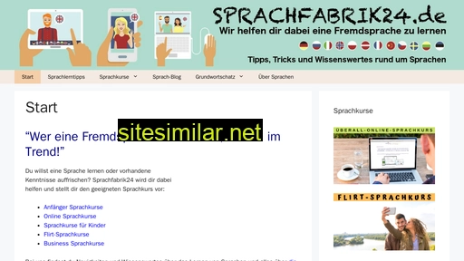 sprachfabrik24.de alternative sites