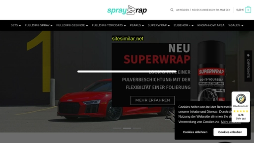 spraywrap.de alternative sites