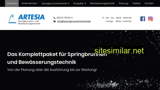 Springbrunnentechnik similar sites