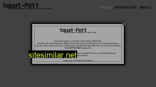 squat-pott.de alternative sites