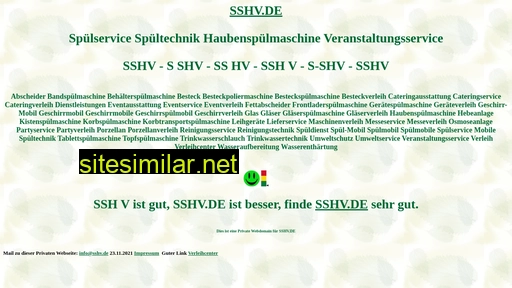 Sshv similar sites