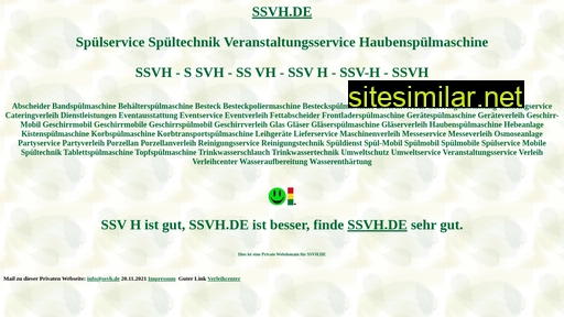 ssvh.de alternative sites