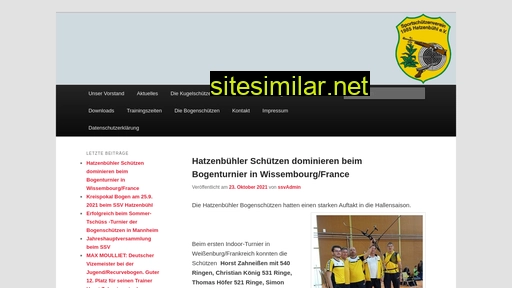 ssv-hatzenbuehl.de alternative sites