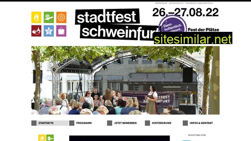 stadtfest-schweinfurt.de alternative sites