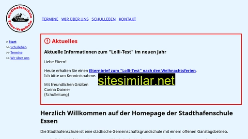 stadthafenschule-essen.de alternative sites