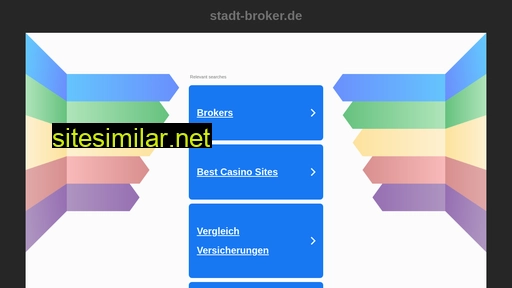 stadt-broker.de alternative sites